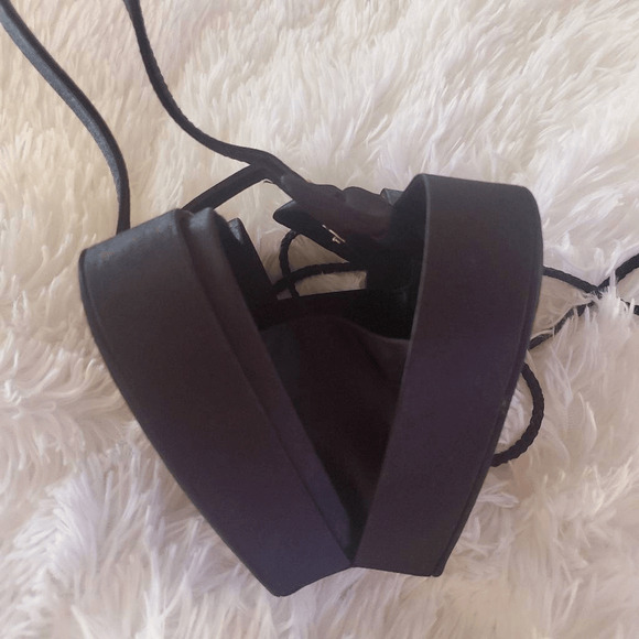 Swarovski Heart Shaped Velvet and Satin Evening Bag - Picture 5 of 9